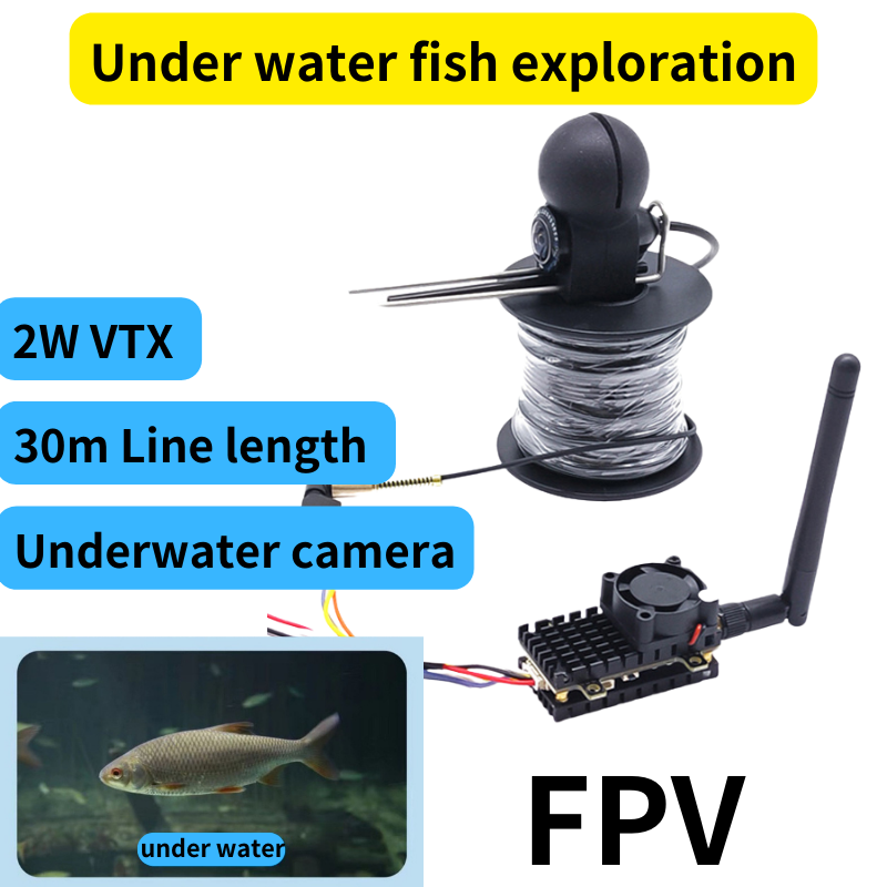 Fishing Boat Anchor - 2W Bildübertragung drahtlose Unterwasser-Fischerkennungskamera Fernbedienung Bootsanker