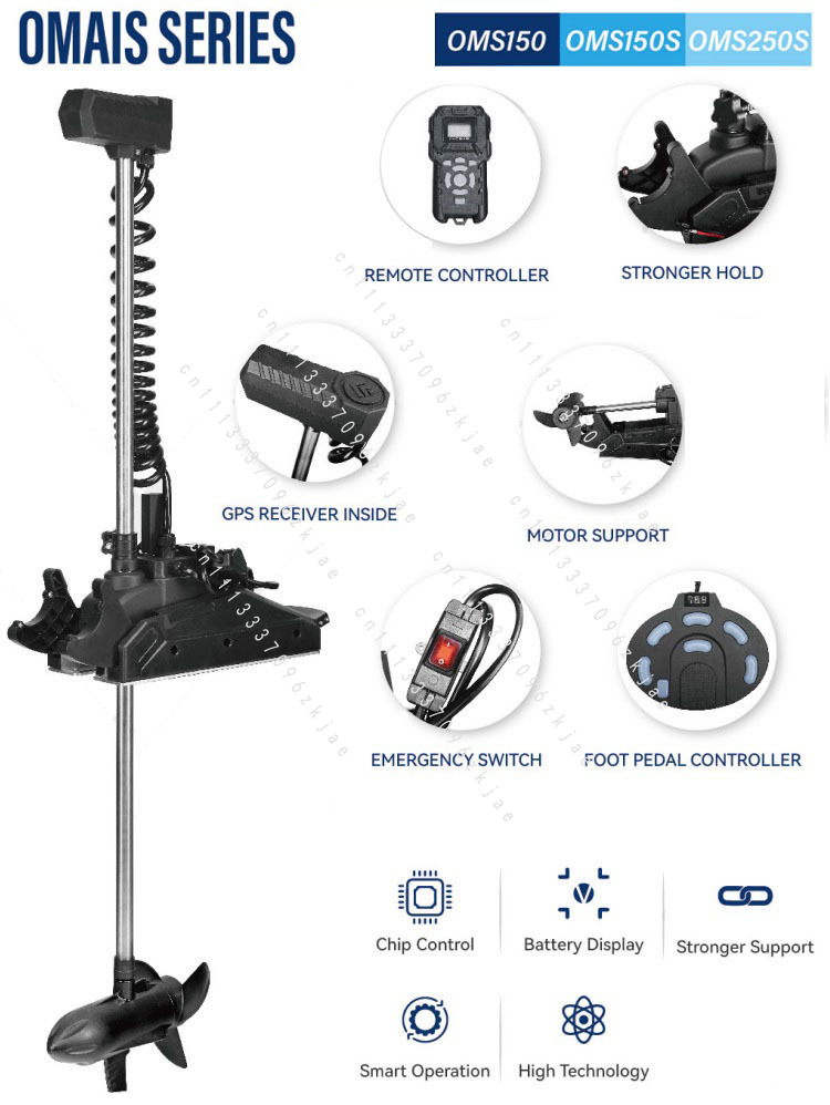 Fishing Boat Trolling Motor - Aktionsangebot: Elektrischer Trolling-Außenbordmotor für Pontonboote, Kanus,