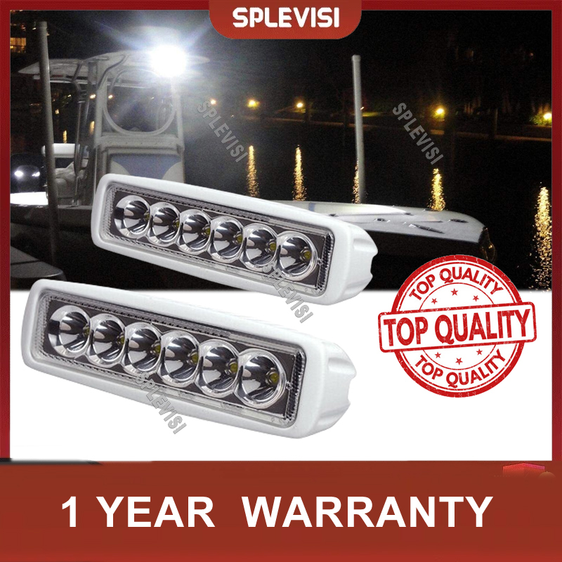 Fishing Boat Trailer - 2 stücke 12v 6 LED Deck