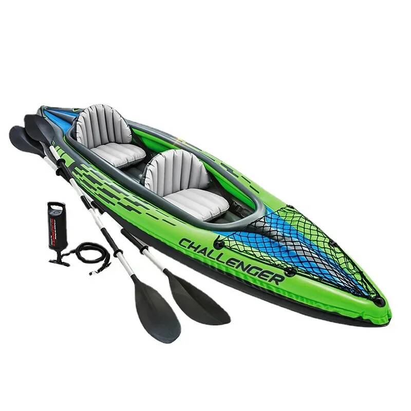 Fishing Boat Inflatable - 1/2-Personen-Kajak Aufblasbares Schlauchboot Rafting Doppel-Kampfboot Rafting-Kajak