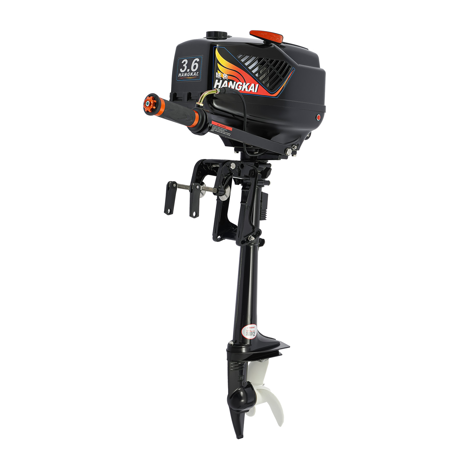 Fishing Boat Trolling Motor - Außenbordmotor, Benzin-Außenbordmotor, 2-Takt-Außenbordmotor, 3,6 PS Kurzschaftmotor,