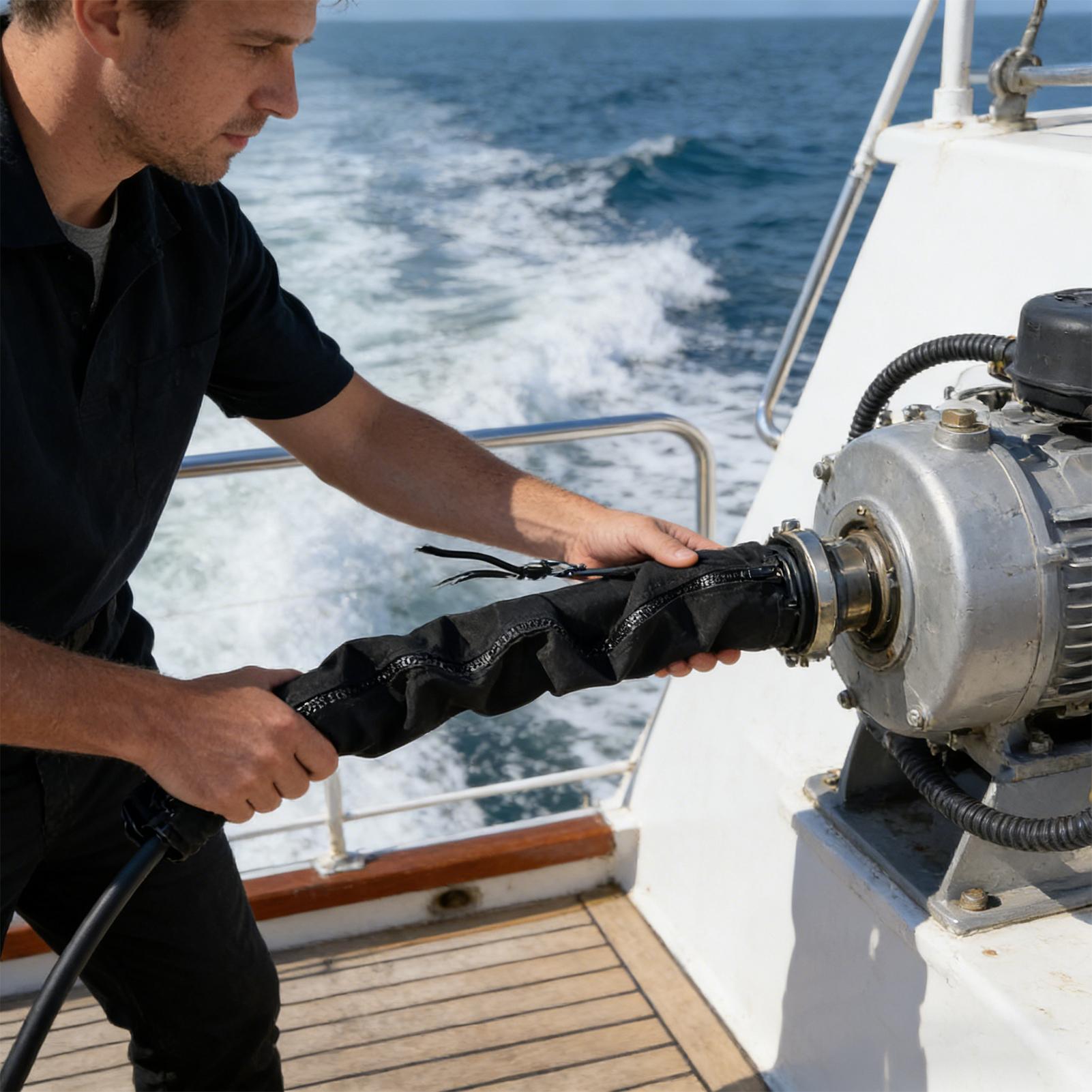 Außenbordmotor-Kabelschutzhüll – Fishing Boat Outboard Motor Bewertung und Preis