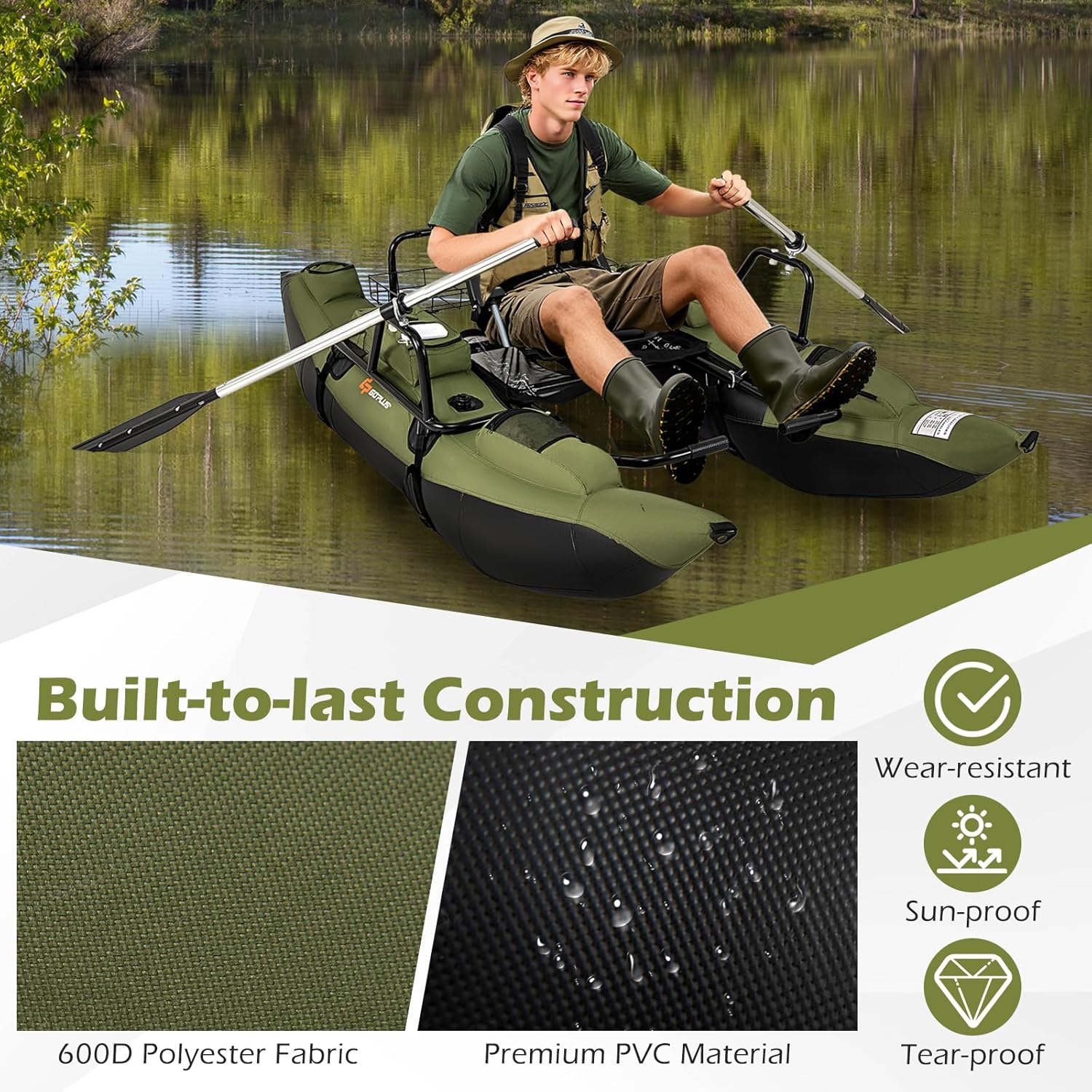 Aufblasbares Belly-Boot für Er – Fishing Boat Seat Bewertung und Preis