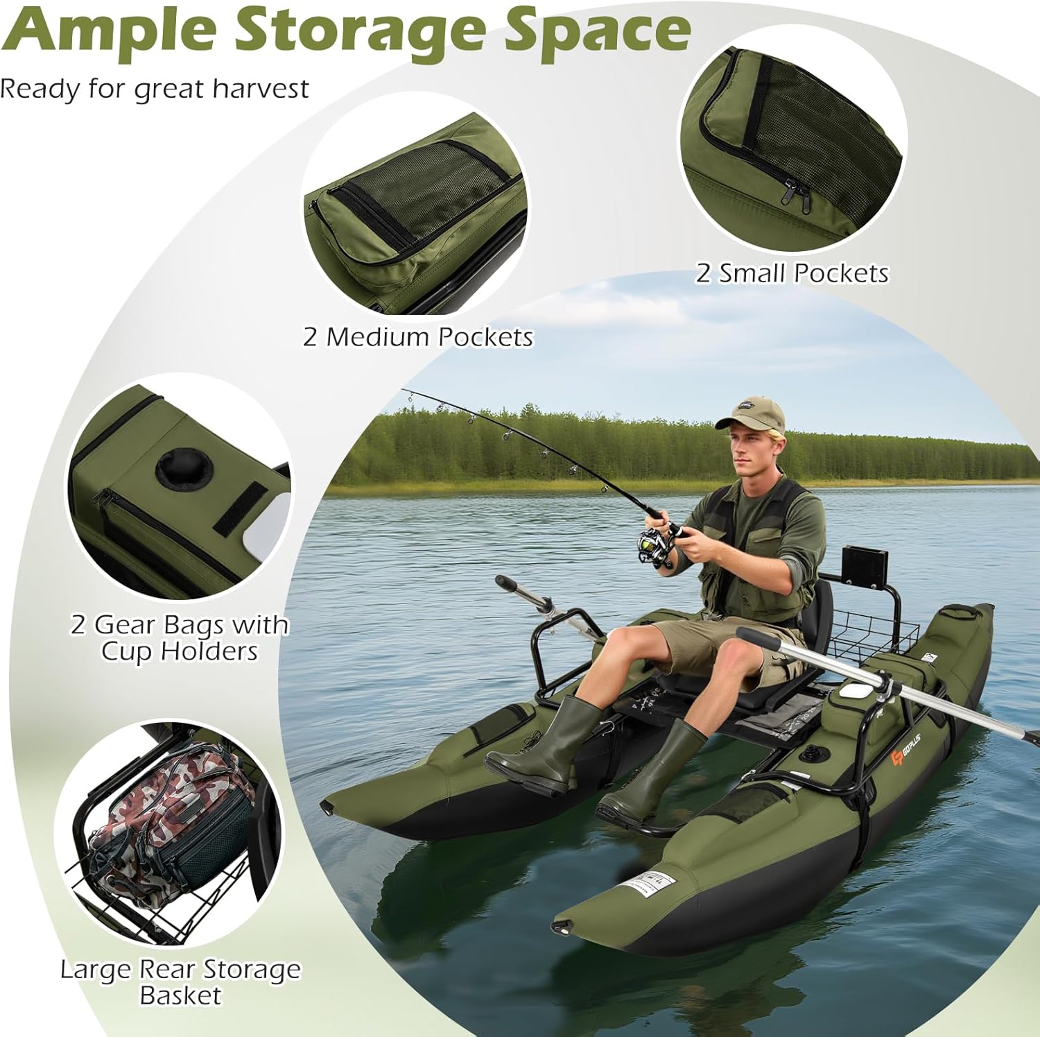 Aufblasbares Belly-Boot für Er – Fishing Boat Seat Bewertung und Preis