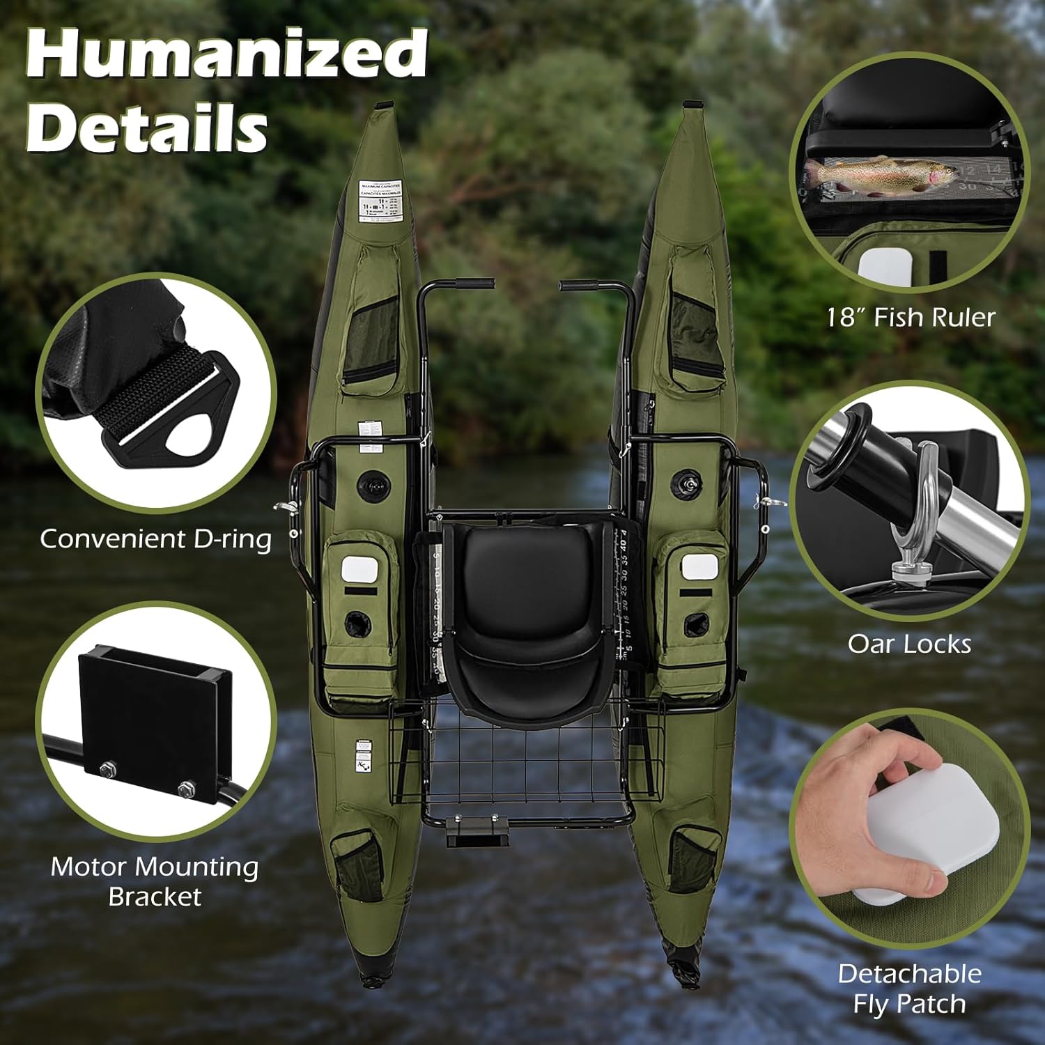 Aufblasbares Belly-Boot für Er – Fishing Boat Seat Bewertung und Preis