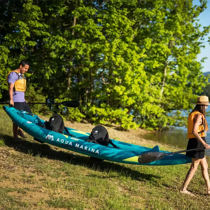 Aufblasbares Kanu-Kajak für 1- – Fishing Boat Paddle Bewertung und Preis