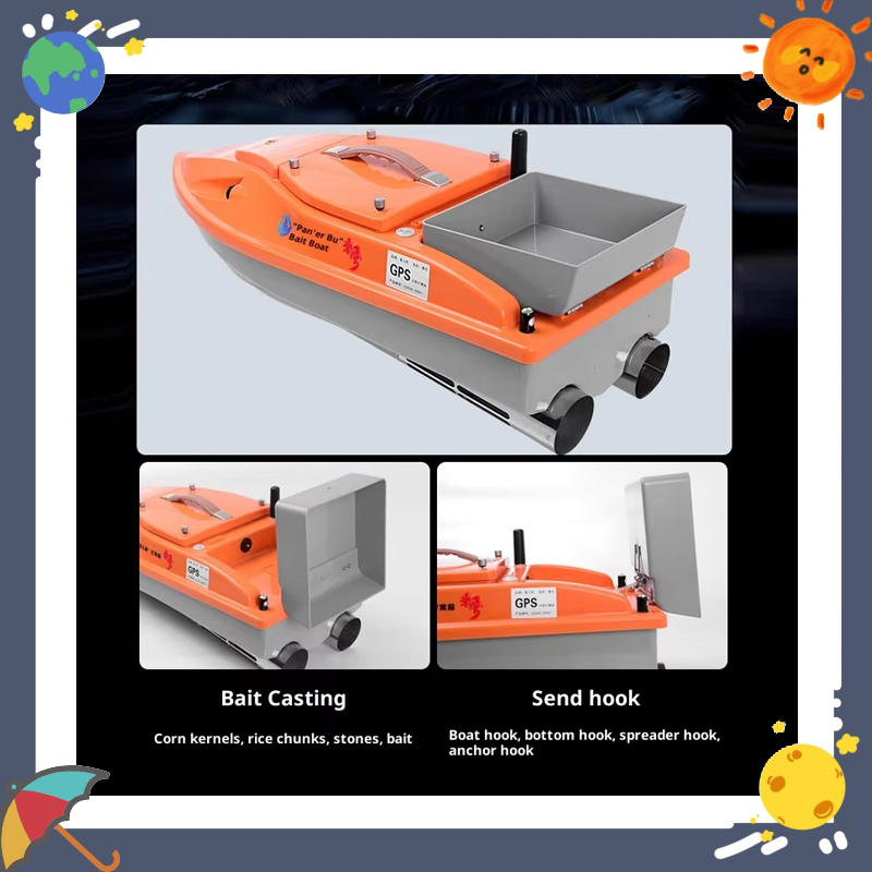 Neues ferngesteuertes Fischköd – Fishing Boat Gps Bewertung und Preis