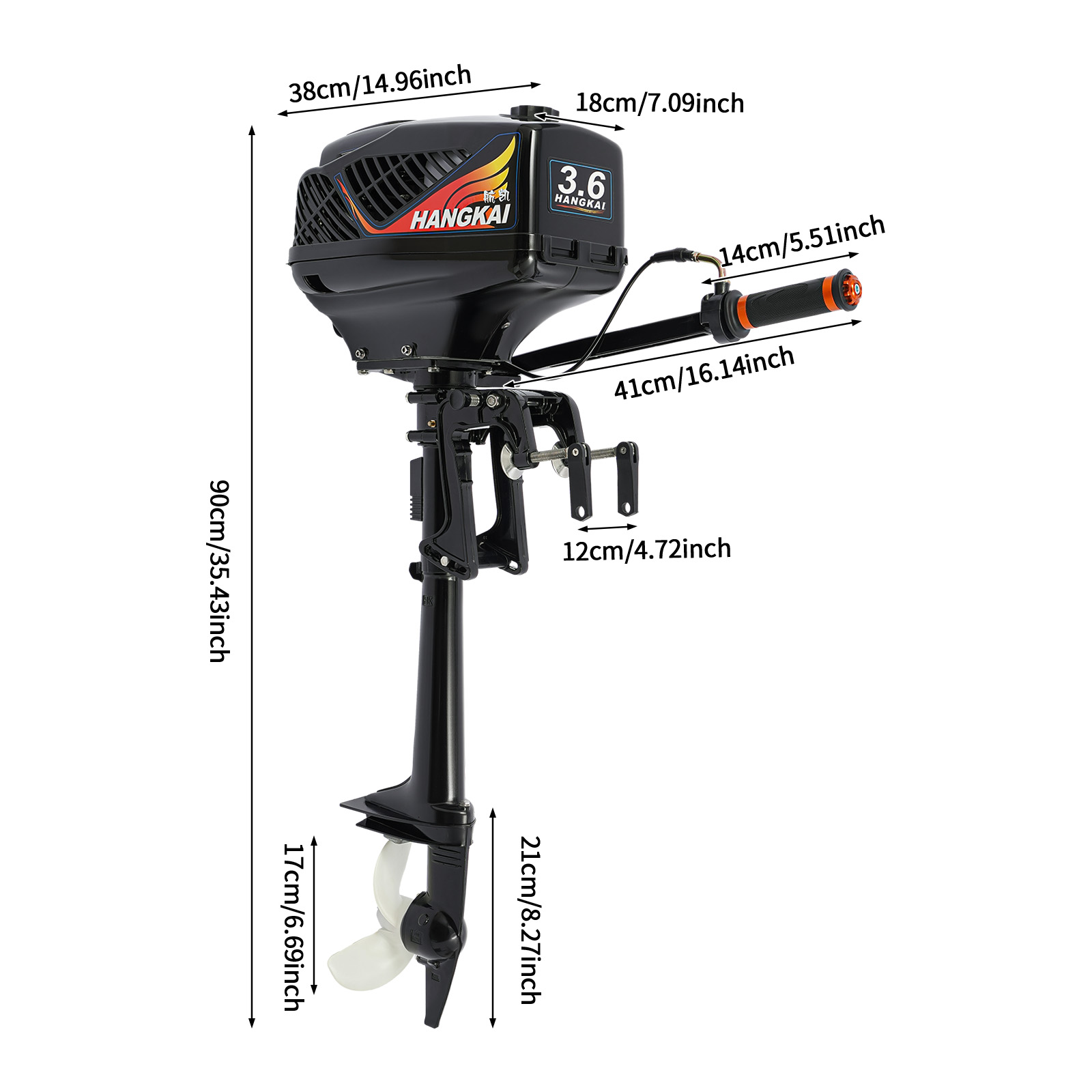 Außenbordmotor, Benzin-Außenbo – Fishing Boat Trolling Motor Bewertung und Preis